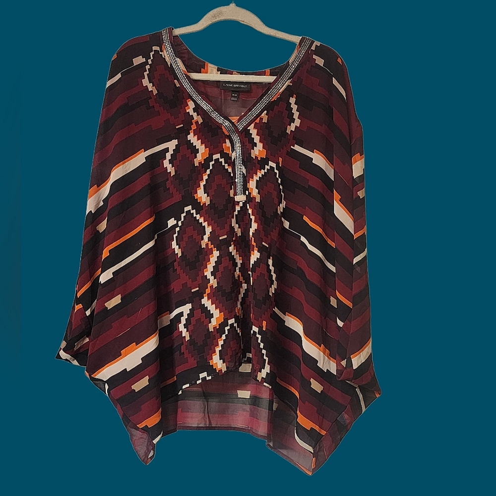 Lane Bryant Cute lightweight poncho style top